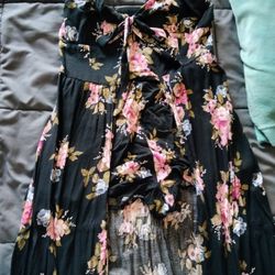 Women's Floral Romper Shorts/Dress