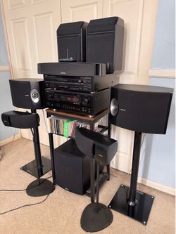 DENON & BOSE Complete 7.1 Home Theater System in Great Condition (Very Clean Like New) FREE CD’s
