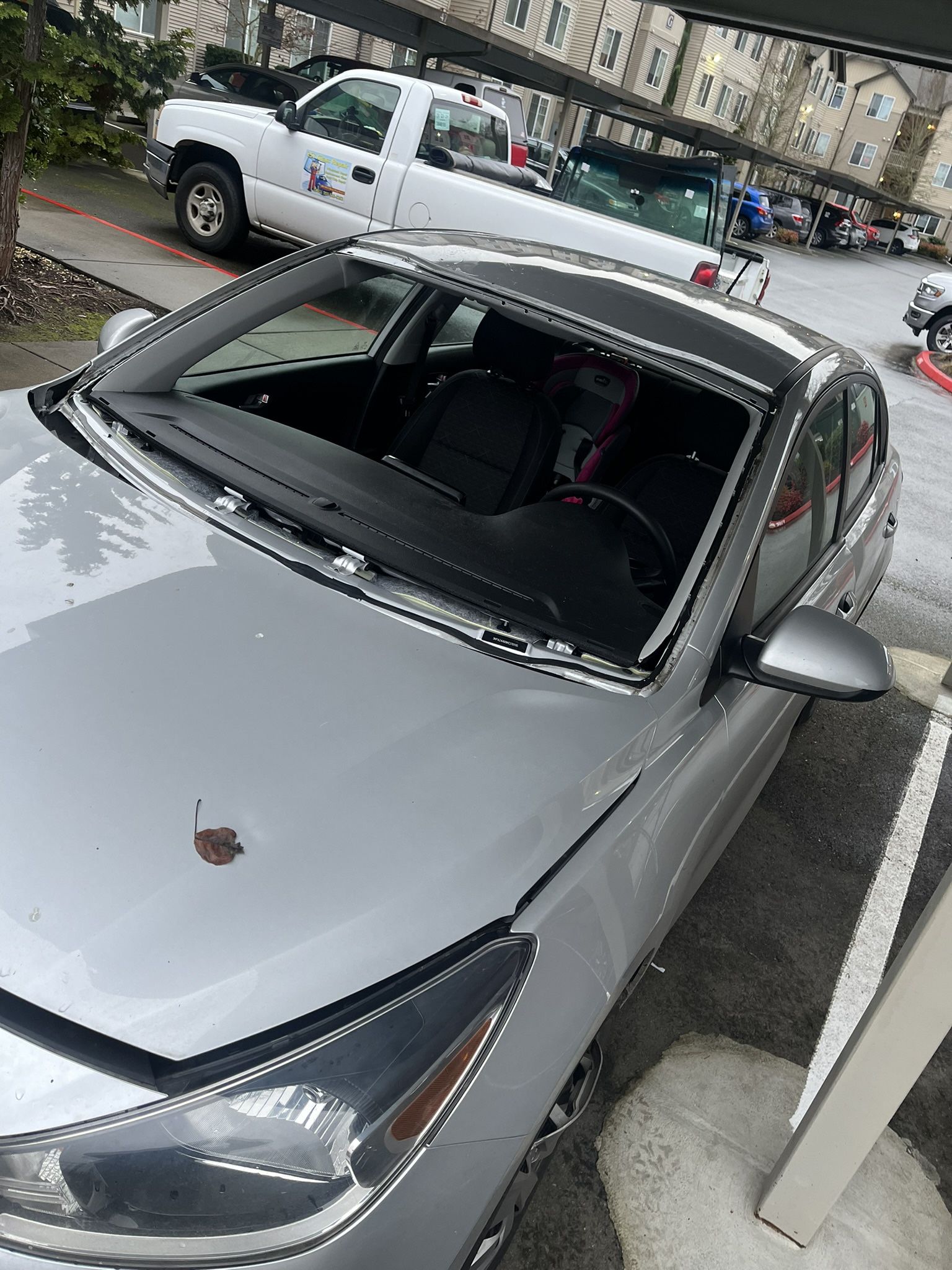 Hyundai Elantra Windshield Installed