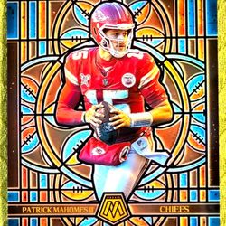 Patrick Mahomes Jumbo Stained Glass - 2025 Mosaic Football - Kansas City Chiefs