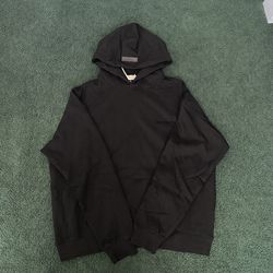 Black essentials hoodie