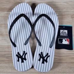 New York Yankees Pinstripes Sandals Women's Size 9