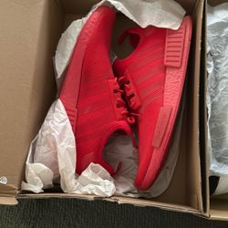 Red Adidas shoes Size 12