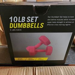 10 Pounds Dumbbells
