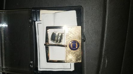 Columbia gas 25 year retirement 10k emblem belt buckle