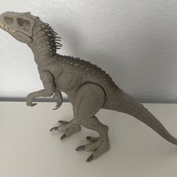 Indominus Rex Dinosaur Action Figure Toy Grey