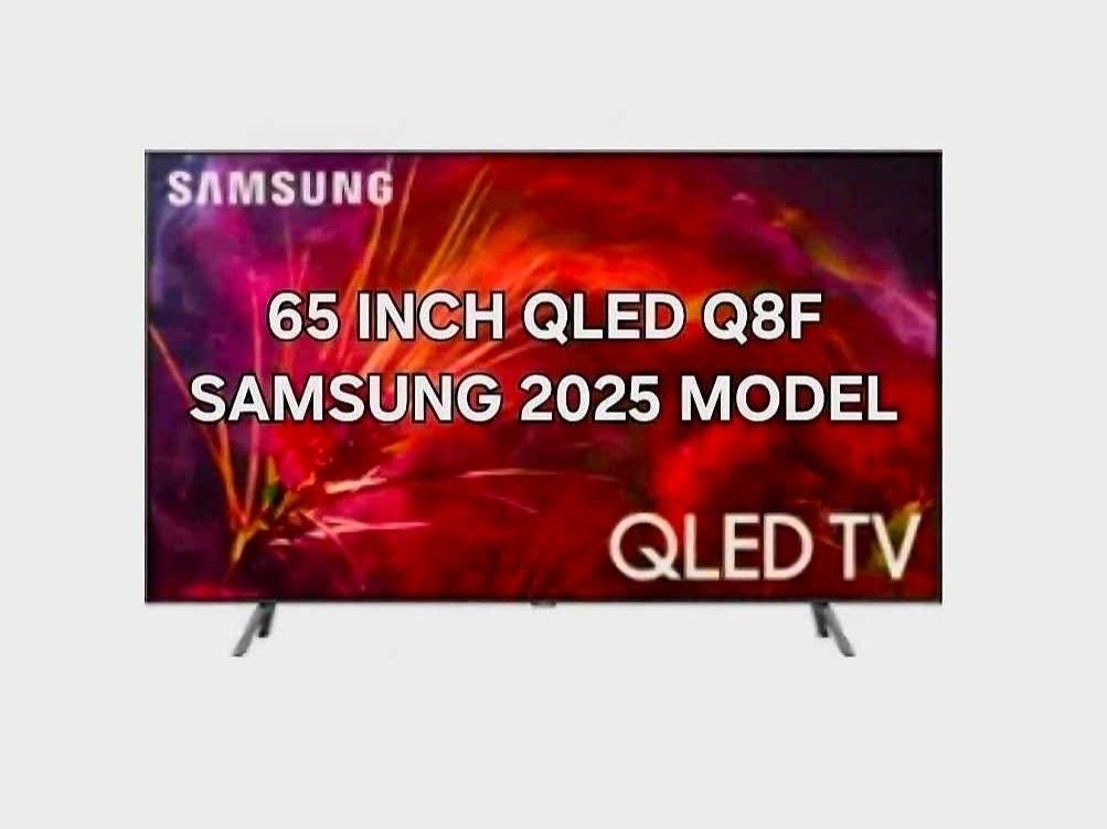 65 Inch QLED Q8F Samsung Smart TV 4K UHD woth 144 Hz refresh rate brand new 2025 Model.