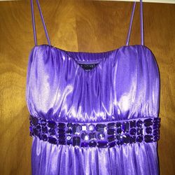 Purple Junior Party Dress