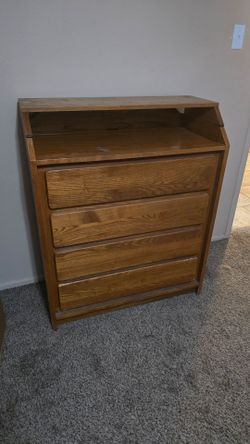 Dresser with a flip top