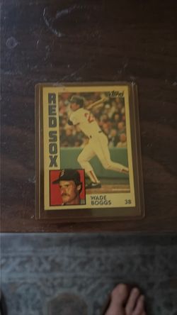 1984 Topps Wade Boggs Baseball Card