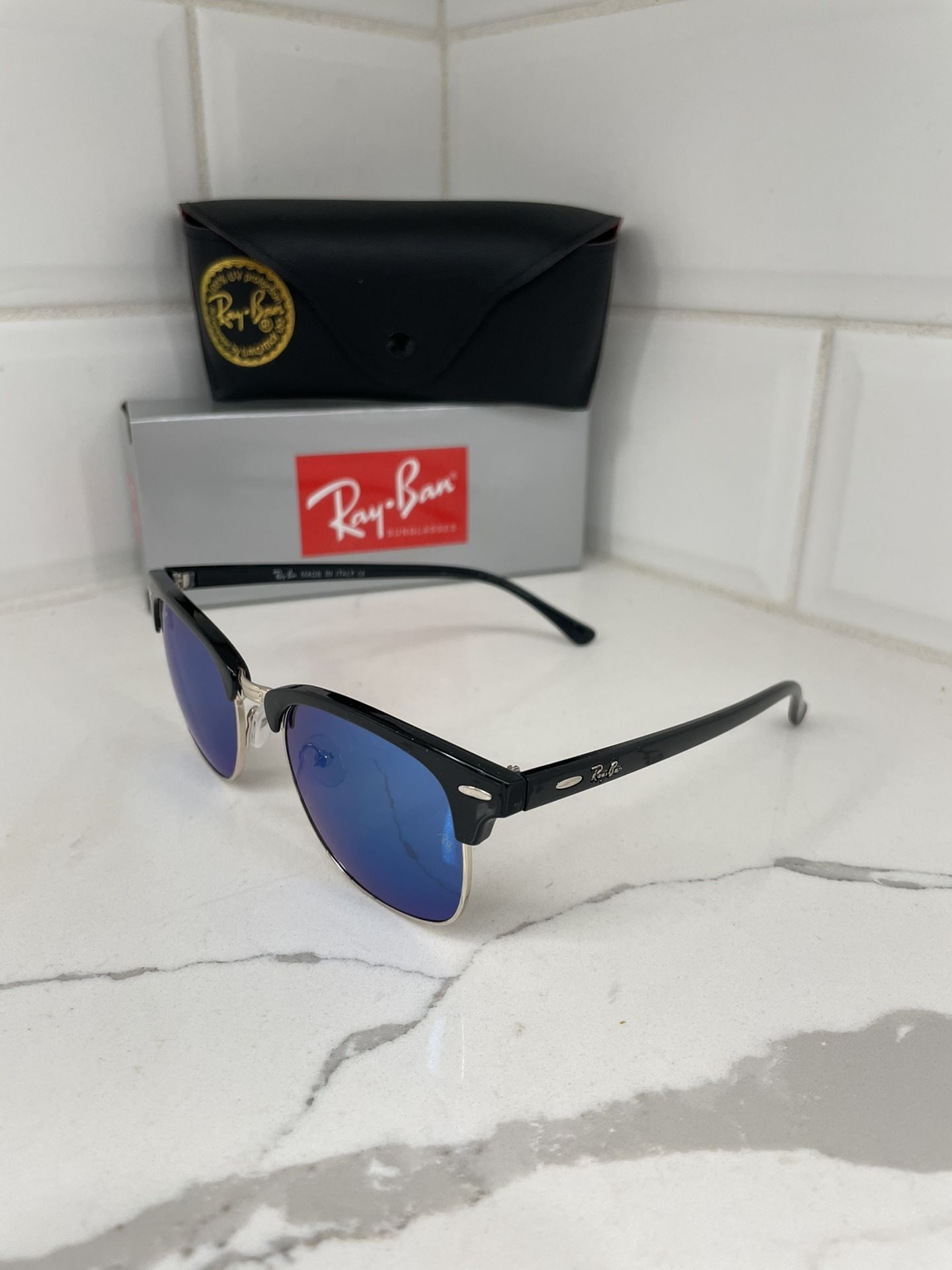 Rayban Clubmaster Unisex Sunglasses
