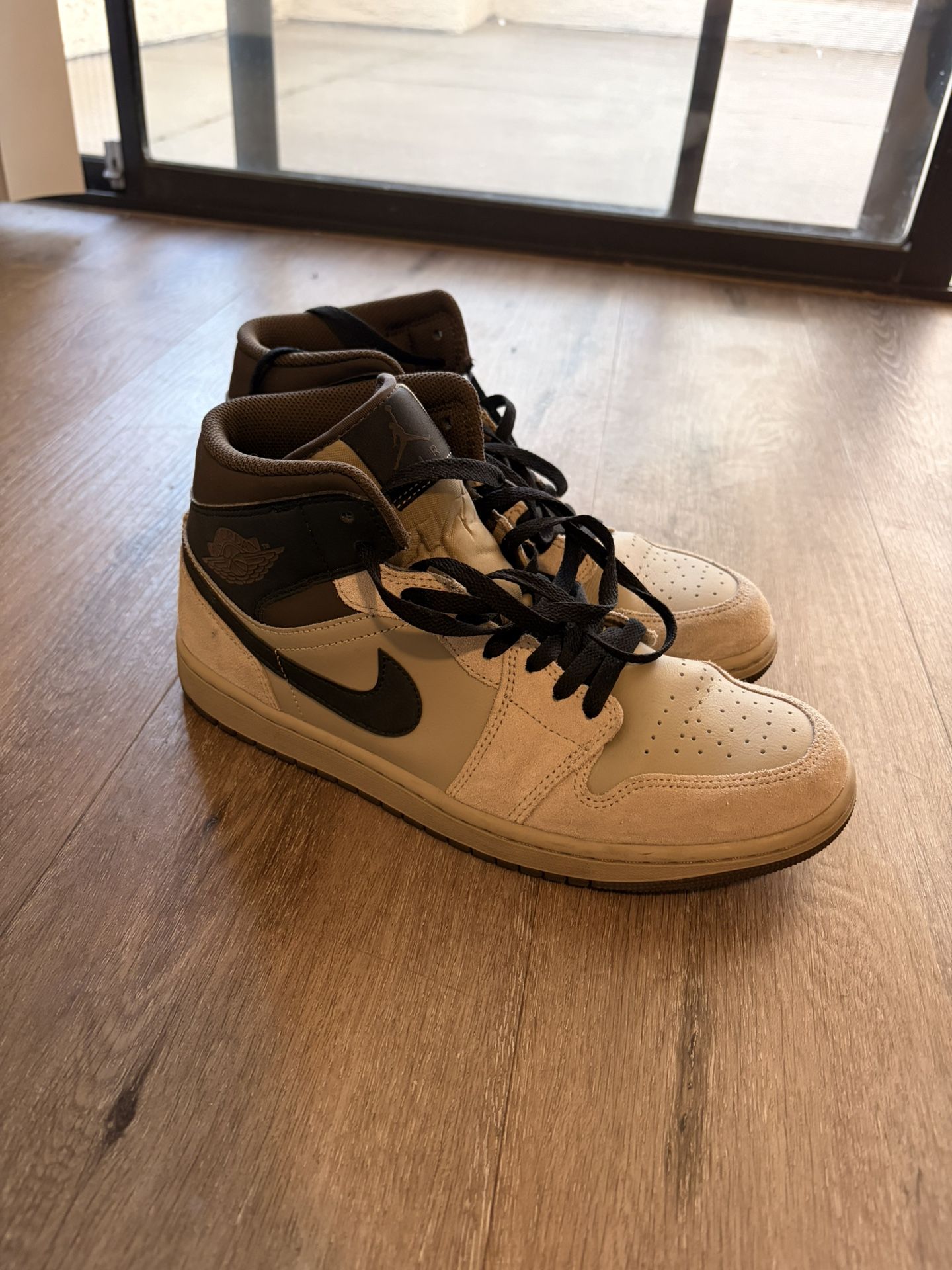 Air Jordan’s, Beige/Brown, Size 10