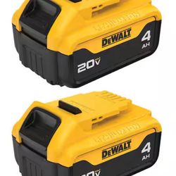 Dewalt Chargers And Batteries. New 4 Battery Kit
