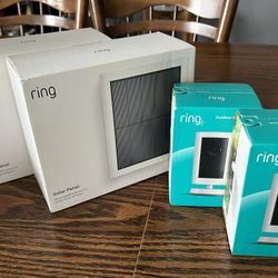 Ring Outdoor Cam Plus W/solar Panels