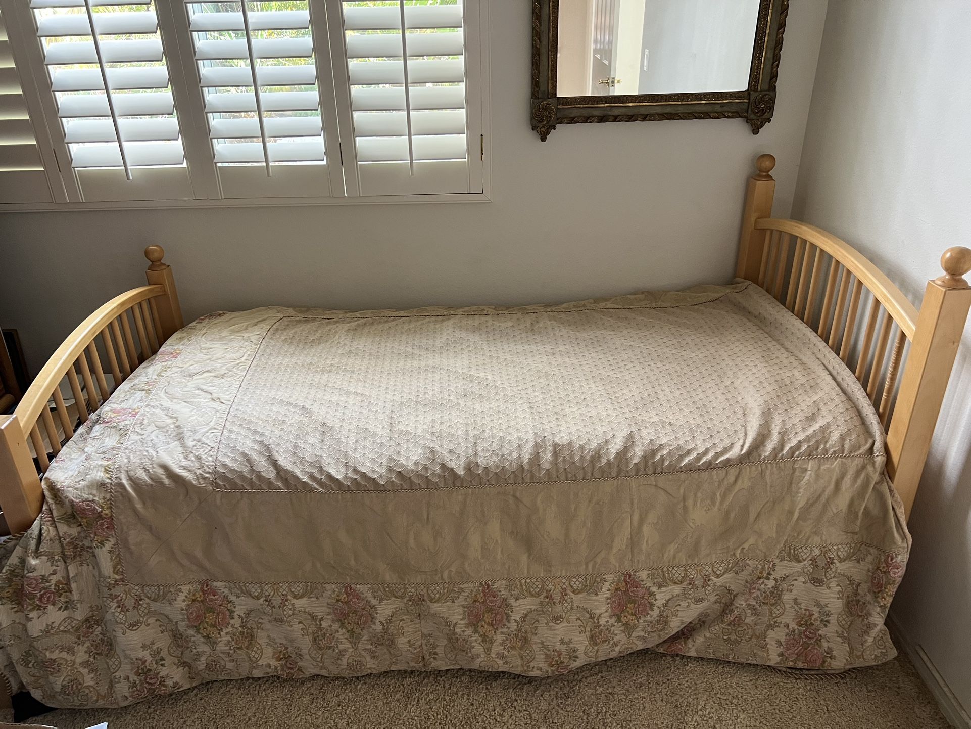 2 Twin Beds, Bunk Beds Design Optional, With Under Bed Drawers