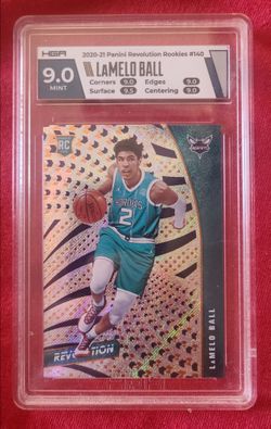 Lamelo Ball panini revolution gem mint 9 rookie card