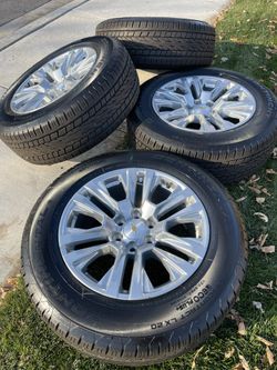 NEW! 20 Inch 6 Lug Chevy GM Wheels & Tires