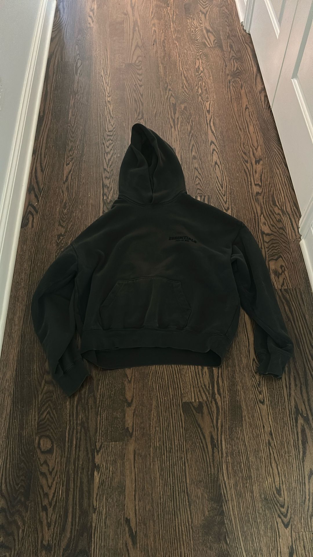 Small Black Essentials Hoodie 