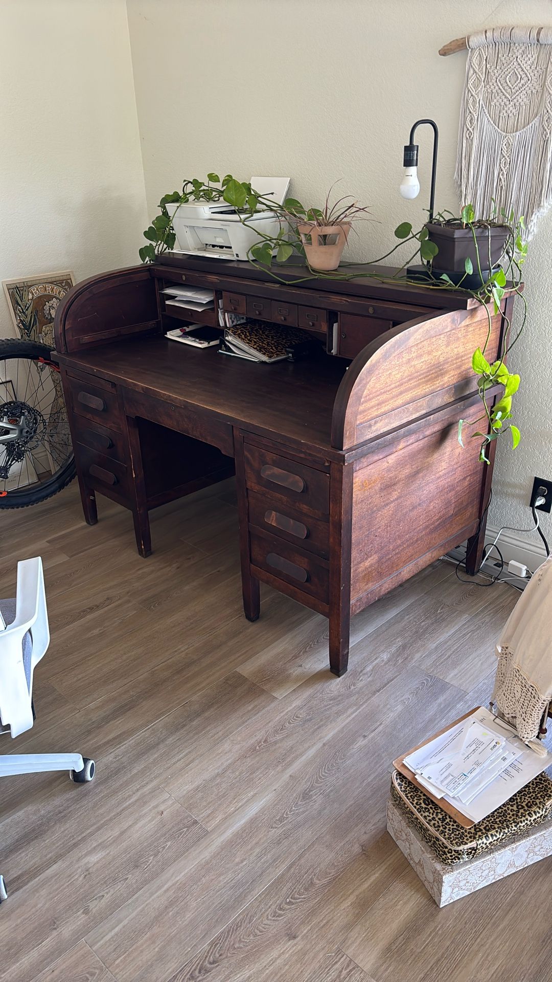 ANTIQUE ROLLTOP DESK