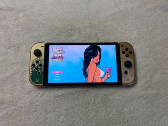 NINTENDO SWITCH OLED MOD with 512GB SD and Over 7000 GAMES