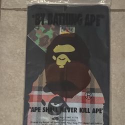 LARGE BURRBERRY BAPE T-SHIRT NOT A REP.