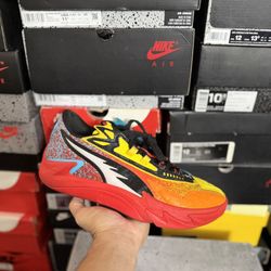 Puma Scoot Zero ll Caution size 10.5 USED But Clean