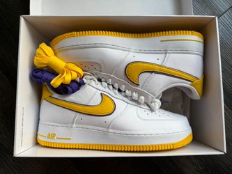 Nike Air Force 1 Low Kobe Bryant Lakers Size 9.5 DS
