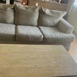 Sofa Loveseat And Table 