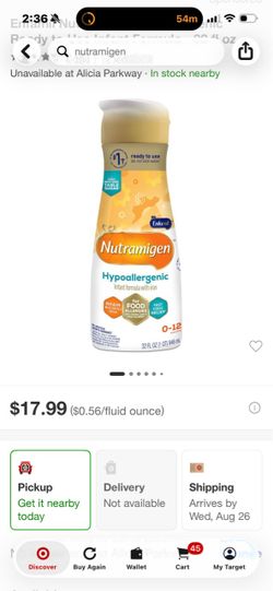 Nutramigen baby formula