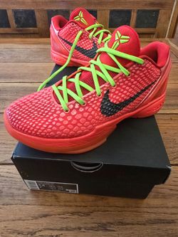 Nike Kobe VI 6 Protro Low Reverse Grinch Red Green