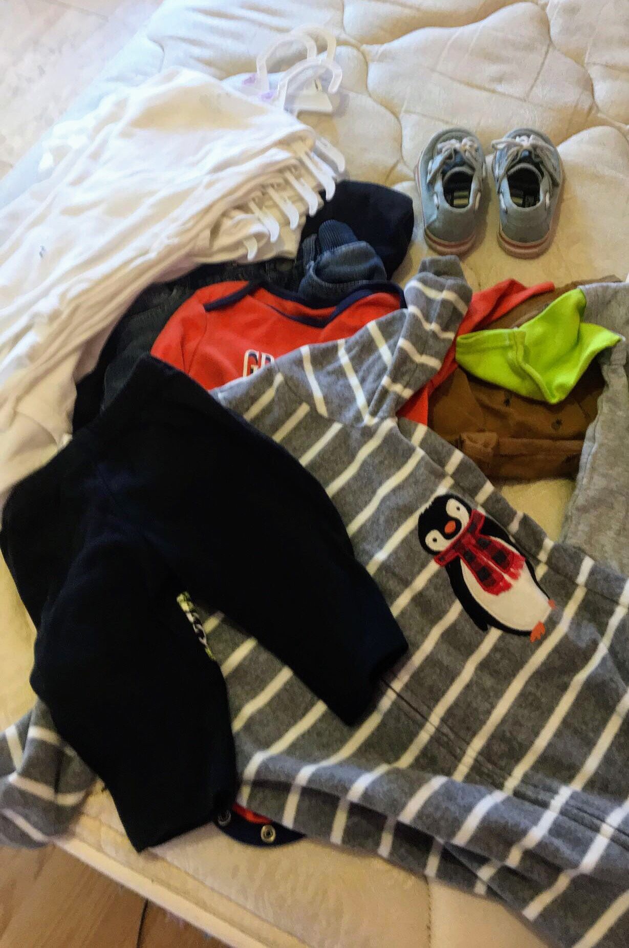 Baby clothes and Pair of shoes for boy!