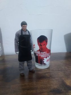 Dexter Glass and Action Figure