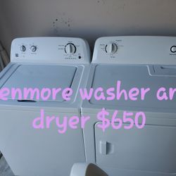 Kenmore Washer And Dryer 