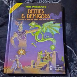 Vintage advanced D&D Adventure Games.