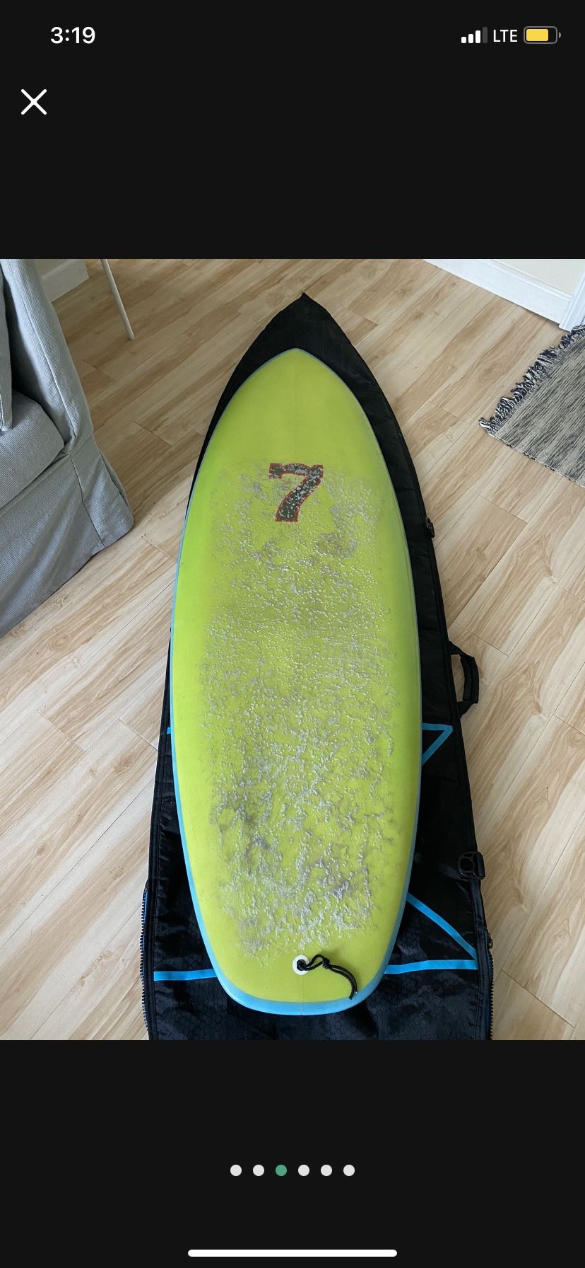 California Shaped Surfboard