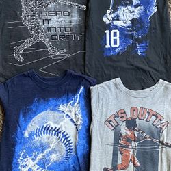 Boy Baseball Shirts size 5/6