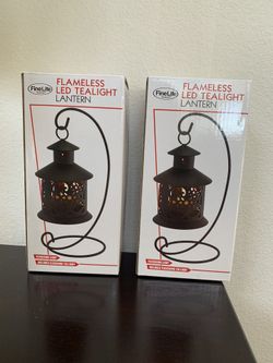 2 LED lanterns $15 for both