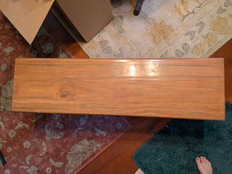Wooden bench