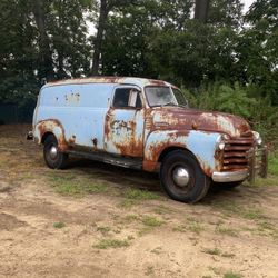 49 Chevy 3800 panel truck
