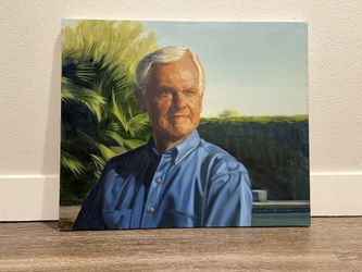 Old Farmer Painting 