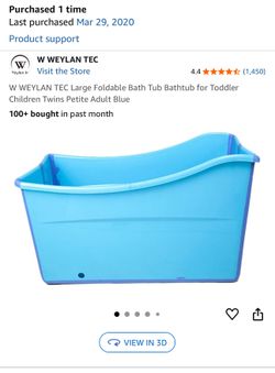 Kids Foldable Bathtub