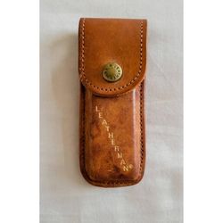 Leatherman Multi Tool Leather Sheath Multi-Tool Pouch Case Large Brown