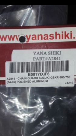 Aluminum chain gaurd Suzuki gsxr 600 750