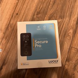 Lockly Secure Pro Zeno Series Matte Black Deadbolt WiFi Smart Lock, Apple Home Key, Fingerprint, Keypad, Siri/Alexa/Google