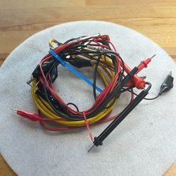 Assorted Multimeter Test Leads and Alligator Clip Wires