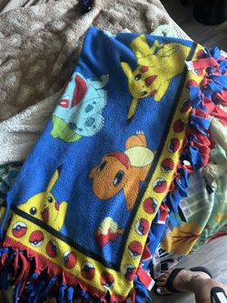 Pokémon Homemade Tie Blanket
