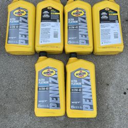 Motor Oil…….. 0W - 40 And 5W 30