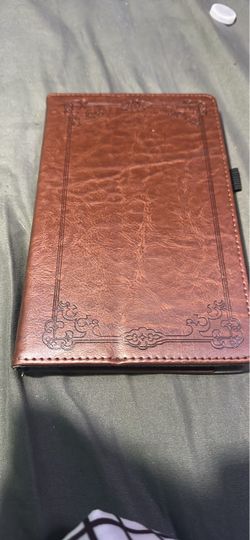 Brown Leather Folio Tablet Case