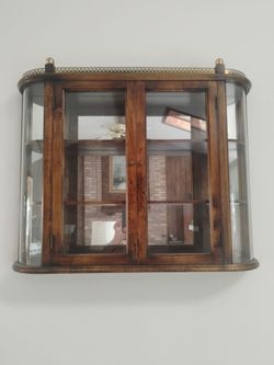 Wall Mounted Curio Cabinet