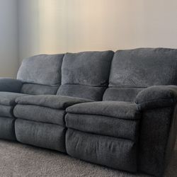 Gray Recliner Couch